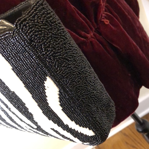 BARSE Fully Beaded Satin Day To Evening Clutch Shoulder Bag COLLECTOR’S PIECE - Picture 7 of 16